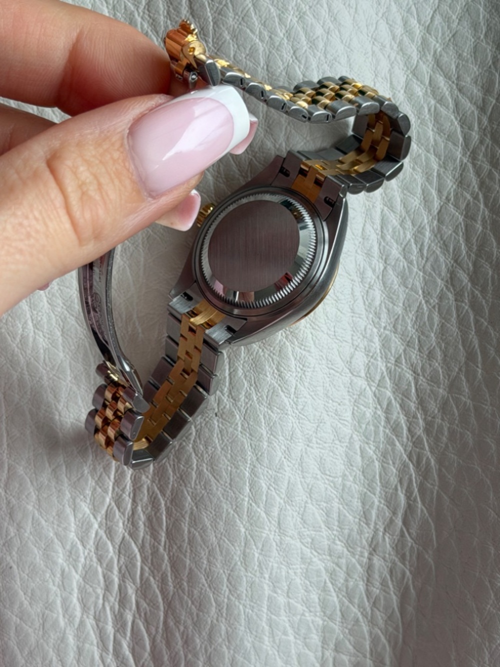 Rolex Lady-Datejust Two Tone Ref 279173 Champagne Diamond Dial 28 mm Box &Papers - Picture 10 of 17